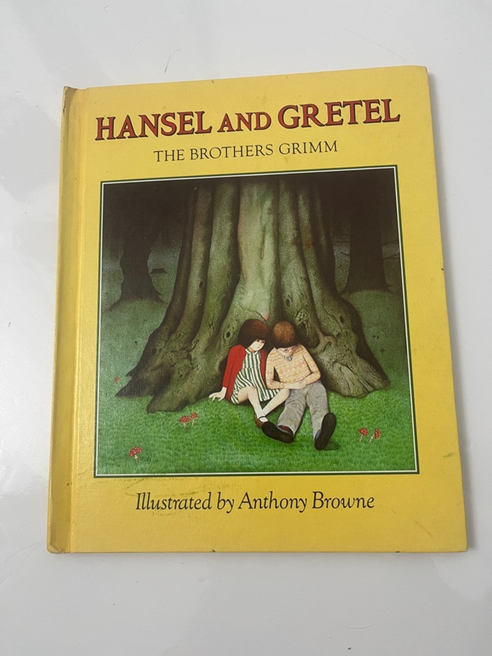 Vintage Hansel and Gretel Picture Book - hard Cover with Green Illustration